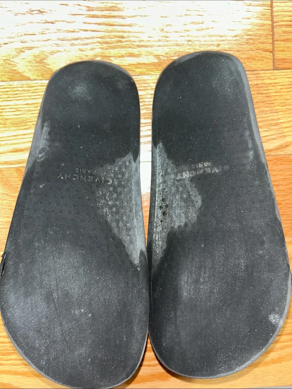 Givenchy Black Logo Slide Sandals